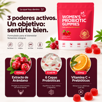 Silkora™ - Gominolas Probióticas para la Mujer